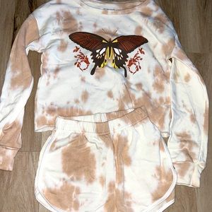 Butterfly set shorts and shirt